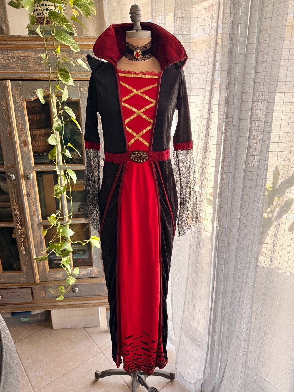 Victorian Vampire Girls XL Gothic Maxi Dress Costume Spooktacular Creations